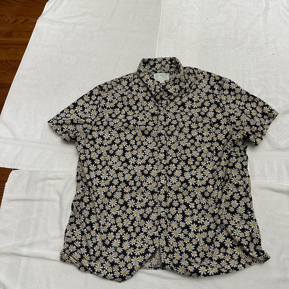 American Eagle Floral Patterned Men's Shirt